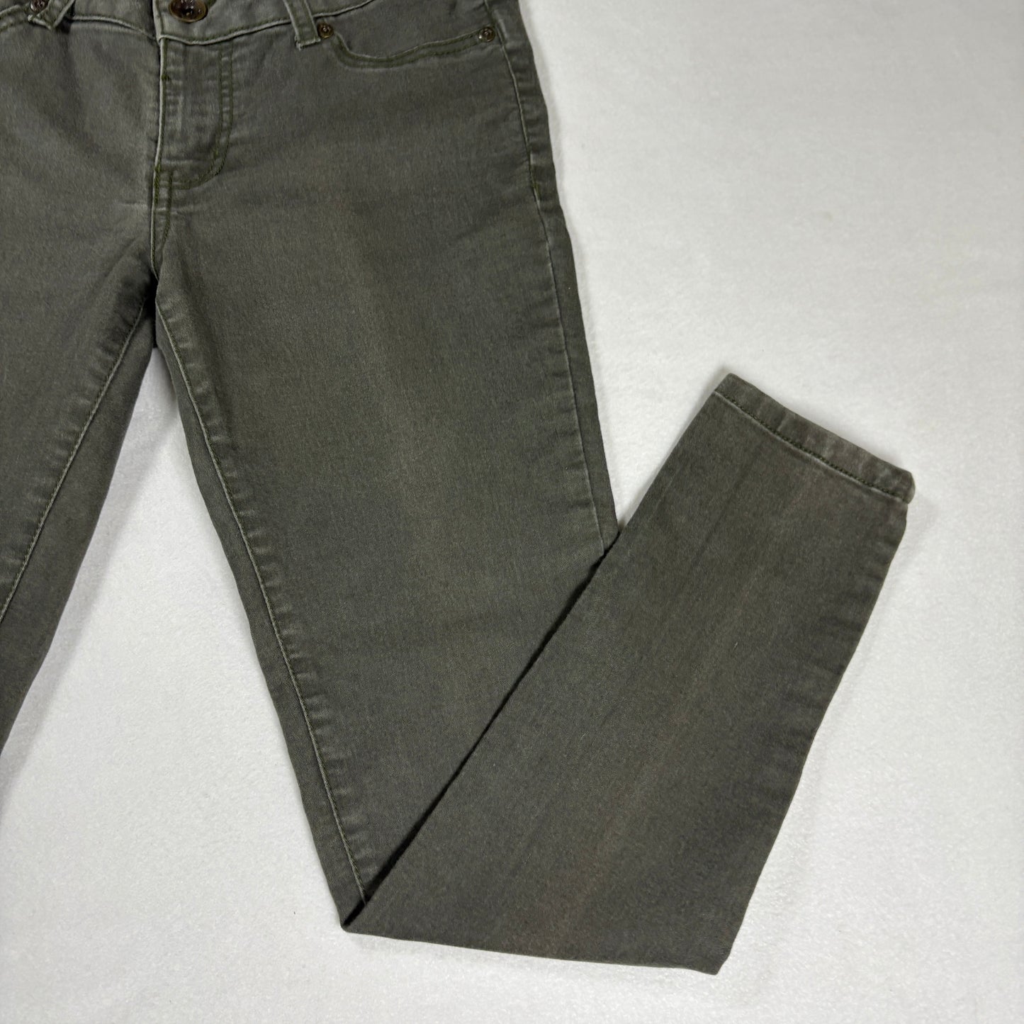 a.n.a Womens Jeggings 6P Petite Gray Stretch Skinny Denim Y2K Vintage