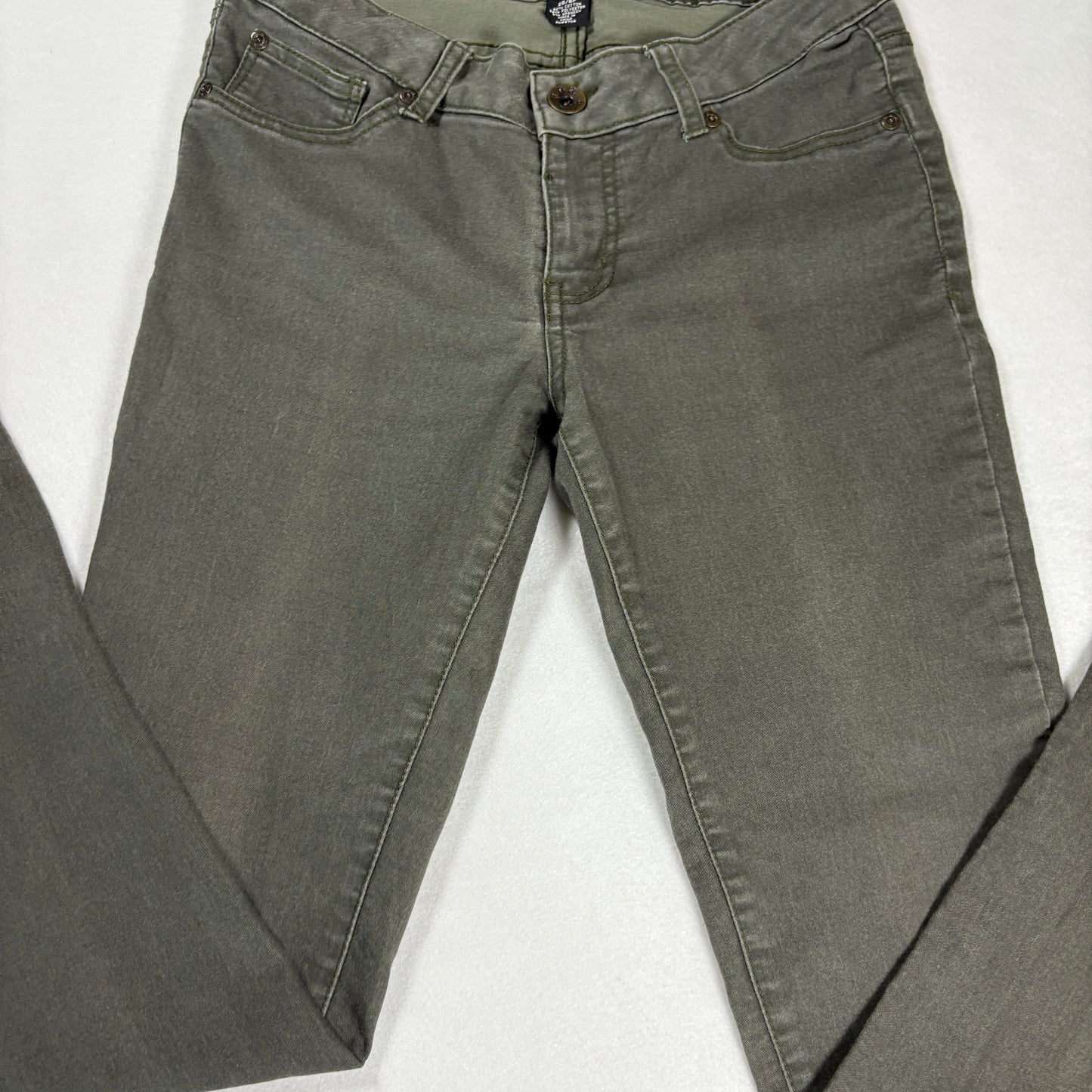 a.n.a Womens Jeggings 6P Petite Gray Stretch Skinny Denim Y2K Vintage