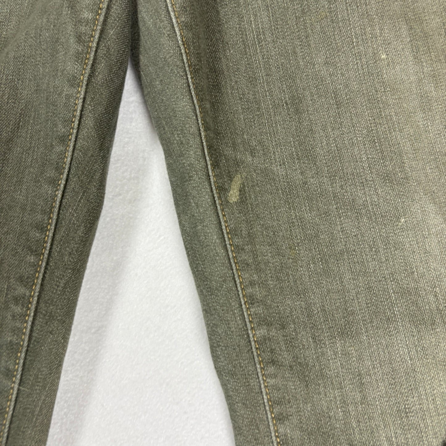 Ralph Lauren Womens Jeans 12 Green Straight Leg Stretch Denim Vintage Y2K