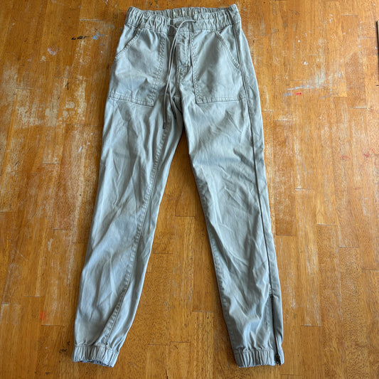 Jogger Pants Elastic Waist Zip Ankle Casual Streetwear AE XS Fits Like 24X25