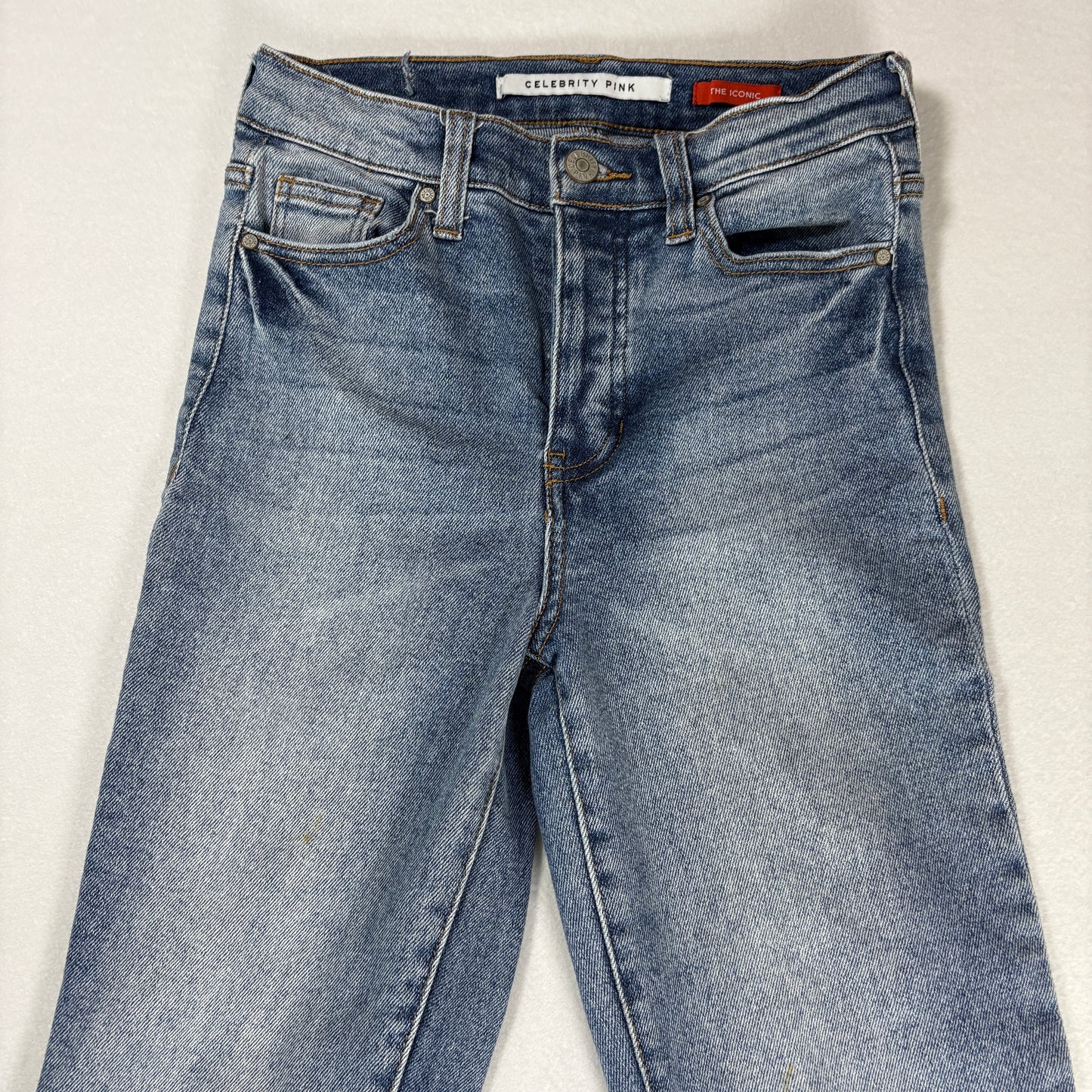 Celebrity Pink Womens Jeans Size 1 25 Y2K Vintage High Rise Skinny Blue Denim