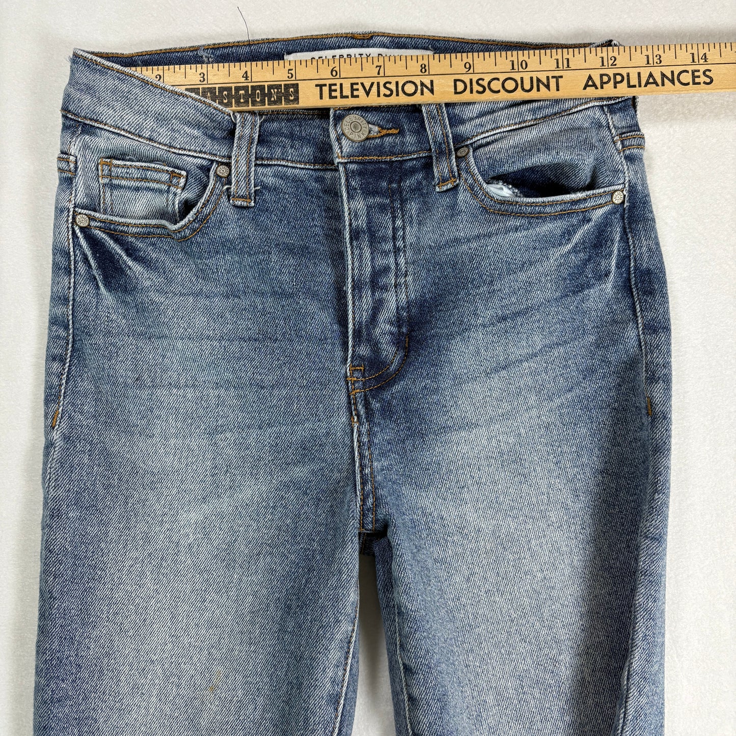 Celebrity Pink Womens Jeans Size 1 25 Y2K Vintage High Rise Skinny Blue Denim