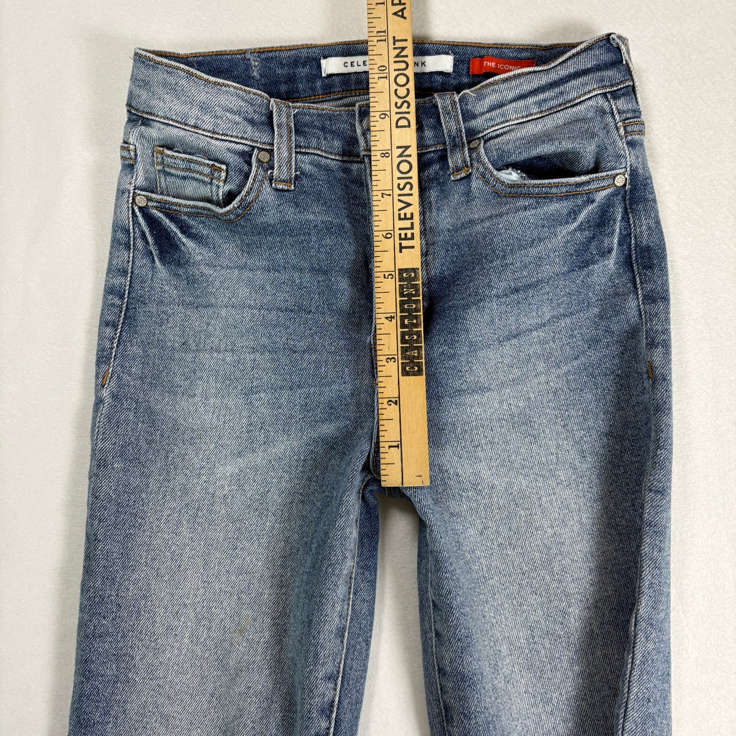 Celebrity Pink Womens Jeans Size 1 25 Y2K Vintage High Rise Skinny Blue Denim