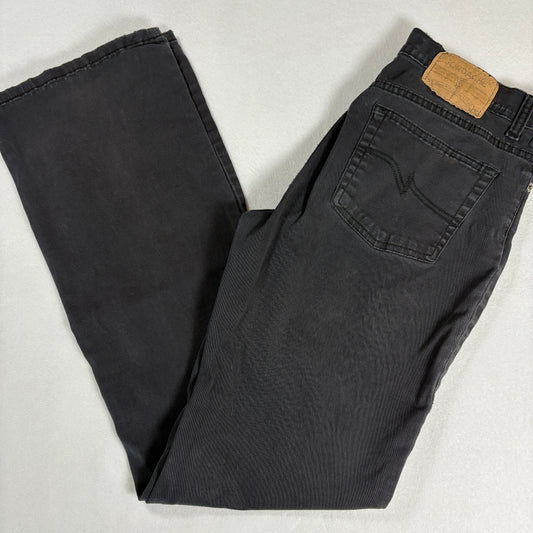 Jordache Womens Jeans Size 7 Black High Rise Vintage 90s Grunge Straight Denim
