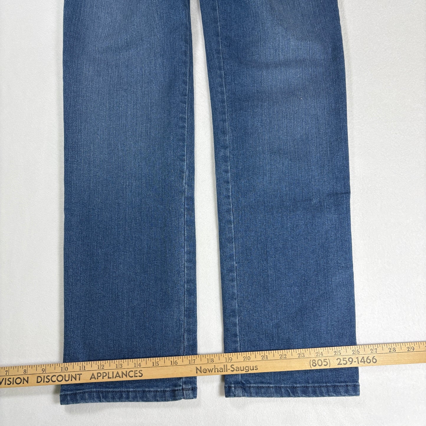 Gloria Vanderbilt Womens Jeans Size 8 Amanda High Rise Straight Blue Denim Classic
