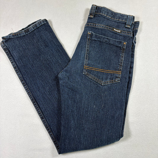 Wrangler Mens Jeans 36x32 Dark Wash Regular Fit Stretch Denim Y2K Grunge Classic
