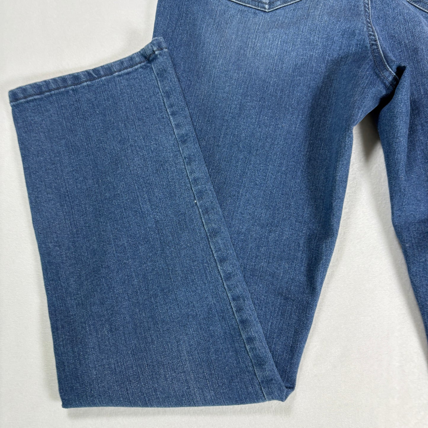 Gloria Vanderbilt Womens Jeans Size 8 Amanda High Rise Straight Blue Denim Classic