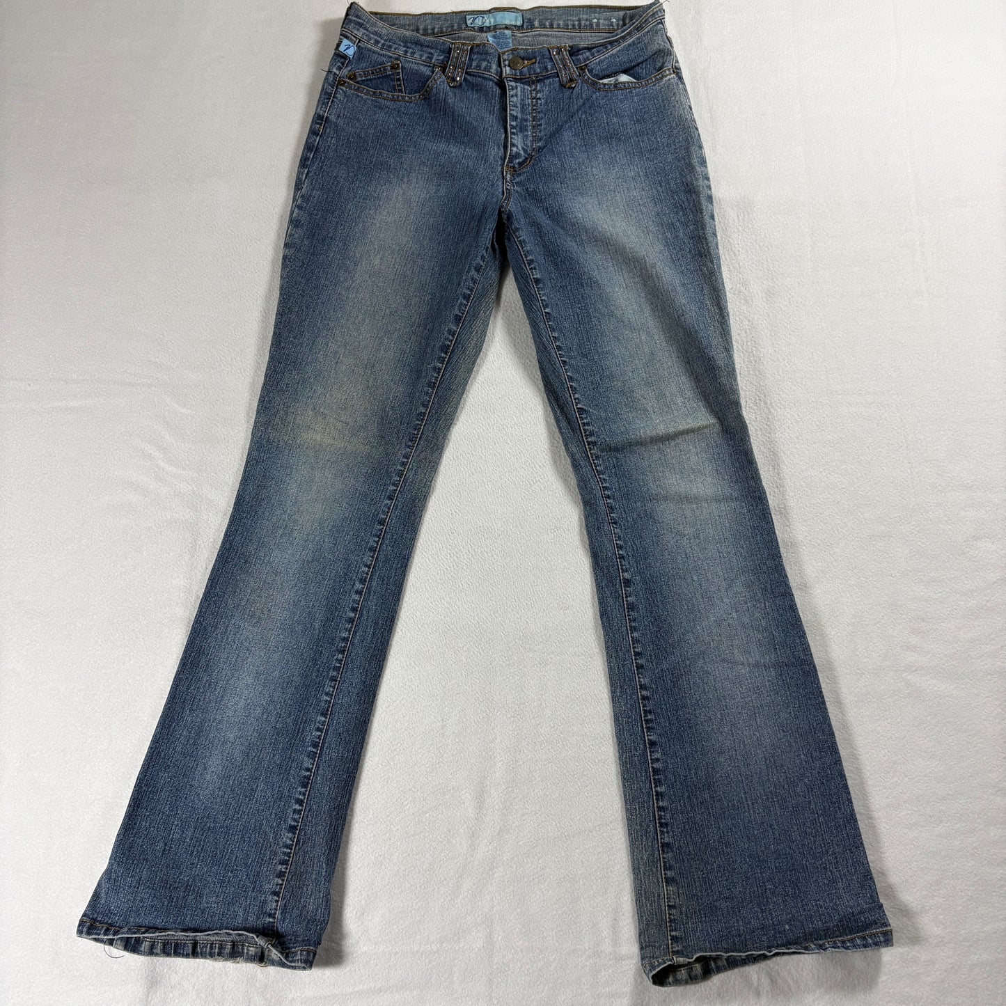 Parisian By Style & Co Womens Bootcut Jeans Size 10 Stretch Denim Blue Casual