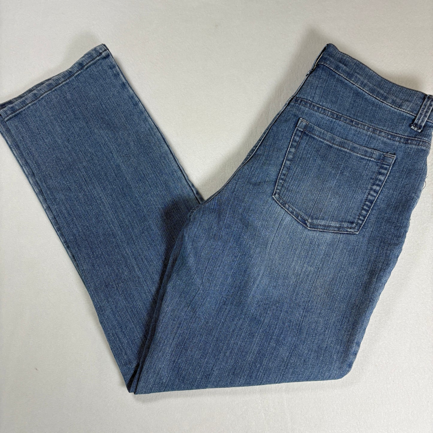 Gloria Vanderbilt Womens Jeans 8 Amanda High Rise Straight Blue Denim Y2K