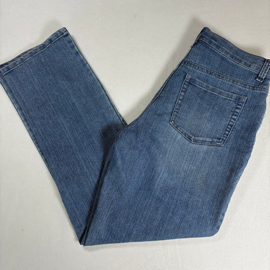 Gloria Vanderbilt Womens Jeans 8 Amanda High Rise Straight Blue Denim Y2K