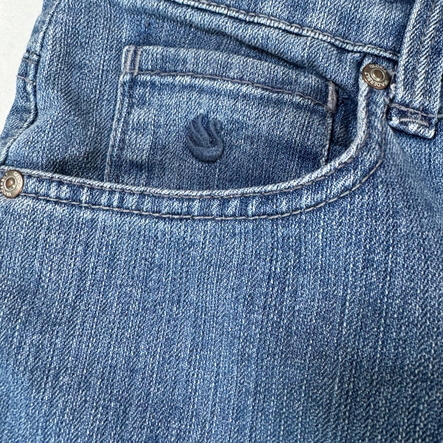 Gloria Vanderbilt Womens Jeans 8 Amanda High Rise Straight Blue Denim Y2K