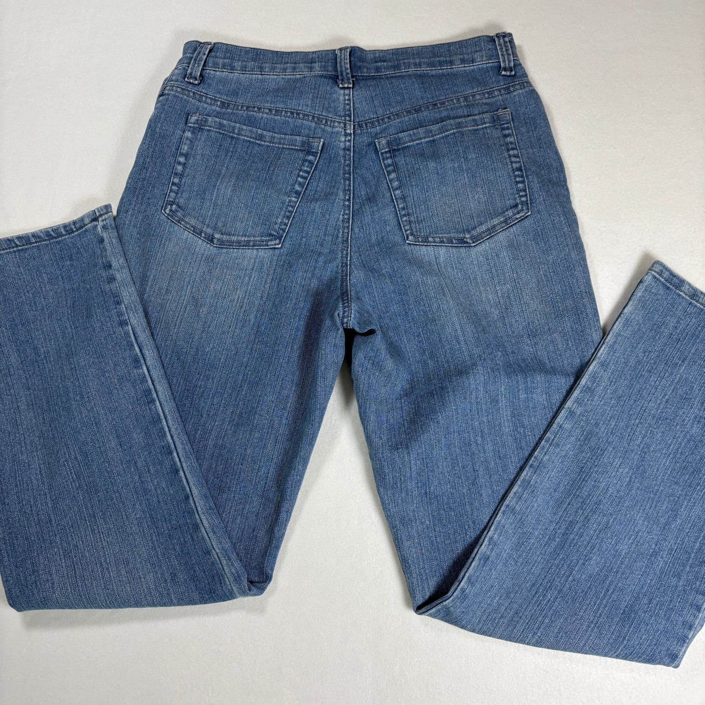 Gloria Vanderbilt Womens Jeans 8 Amanda High Rise Straight Blue Denim Y2K