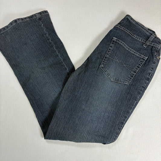 Faded Glory Womens Jeans 4 Stretch Bootcut Blue Black Denim Y2K Vintage