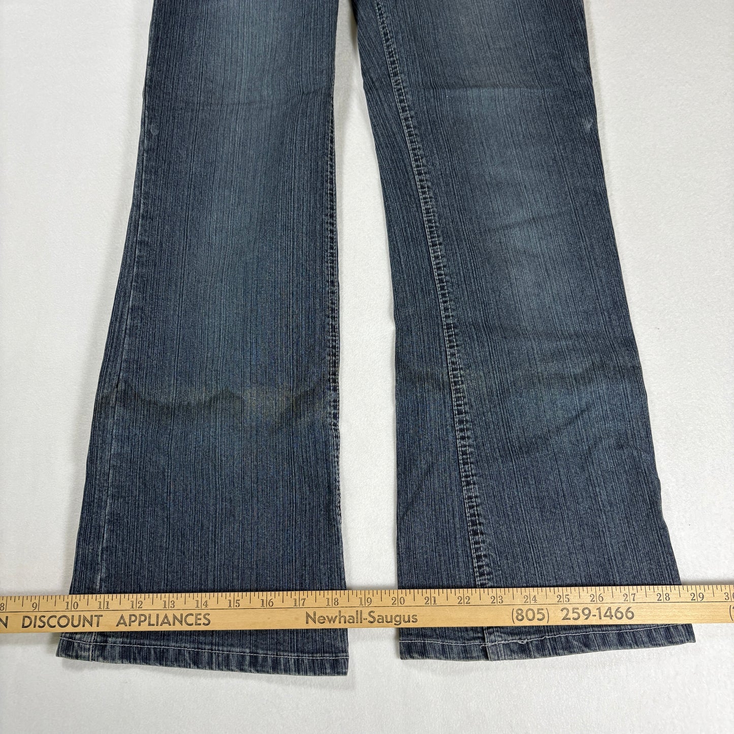 Faded Glory Womens Jeans 4 Stretch Bootcut Blue Black Denim Y2K Vintage
