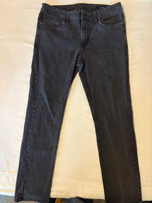 The Perfect Jean NYC Men’s Jeans 36x32 Black Slim Thick Stretch Fit Casual