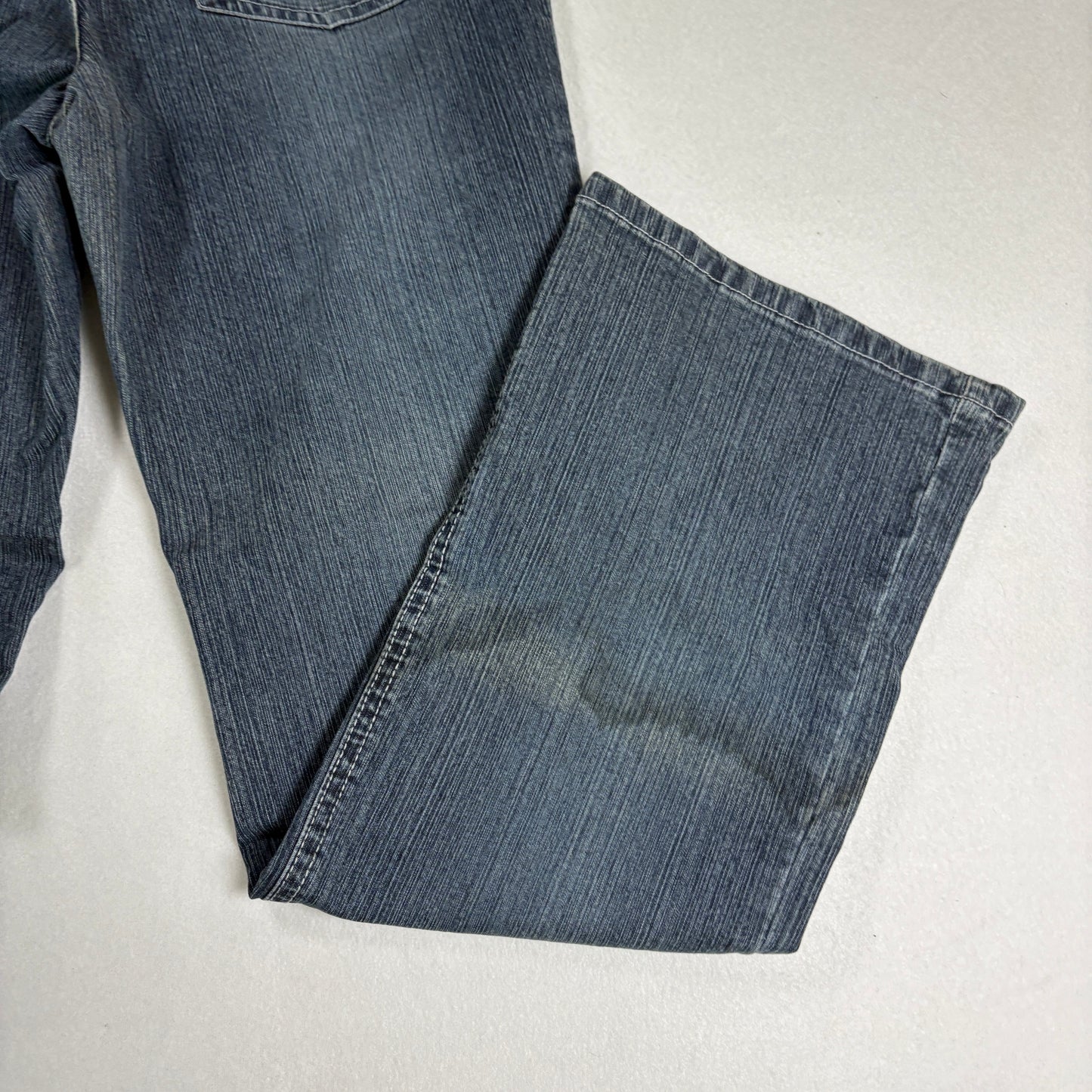 Faded Glory Womens Jeans 4 Stretch Bootcut Blue Black Denim Y2K Vintage