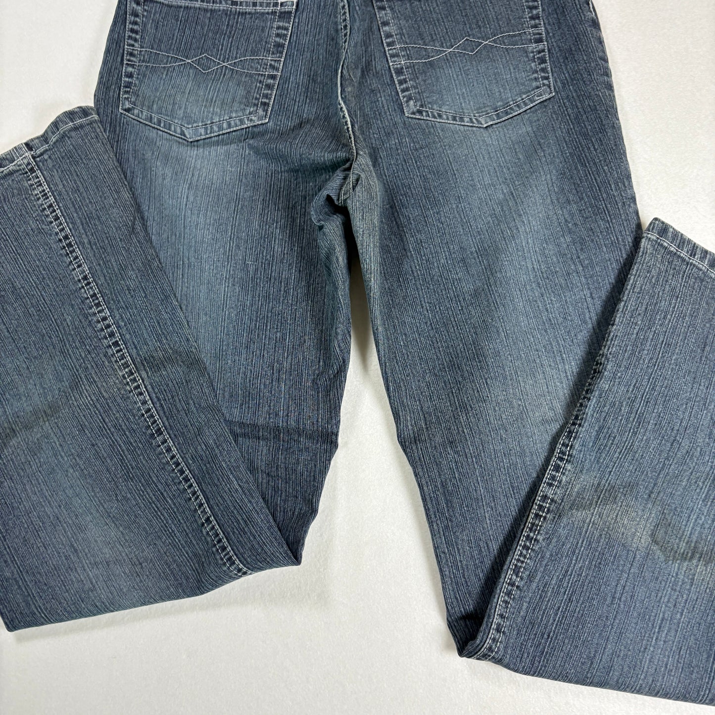 Faded Glory Womens Jeans 4 Stretch Bootcut Blue Black Denim Y2K Vintage