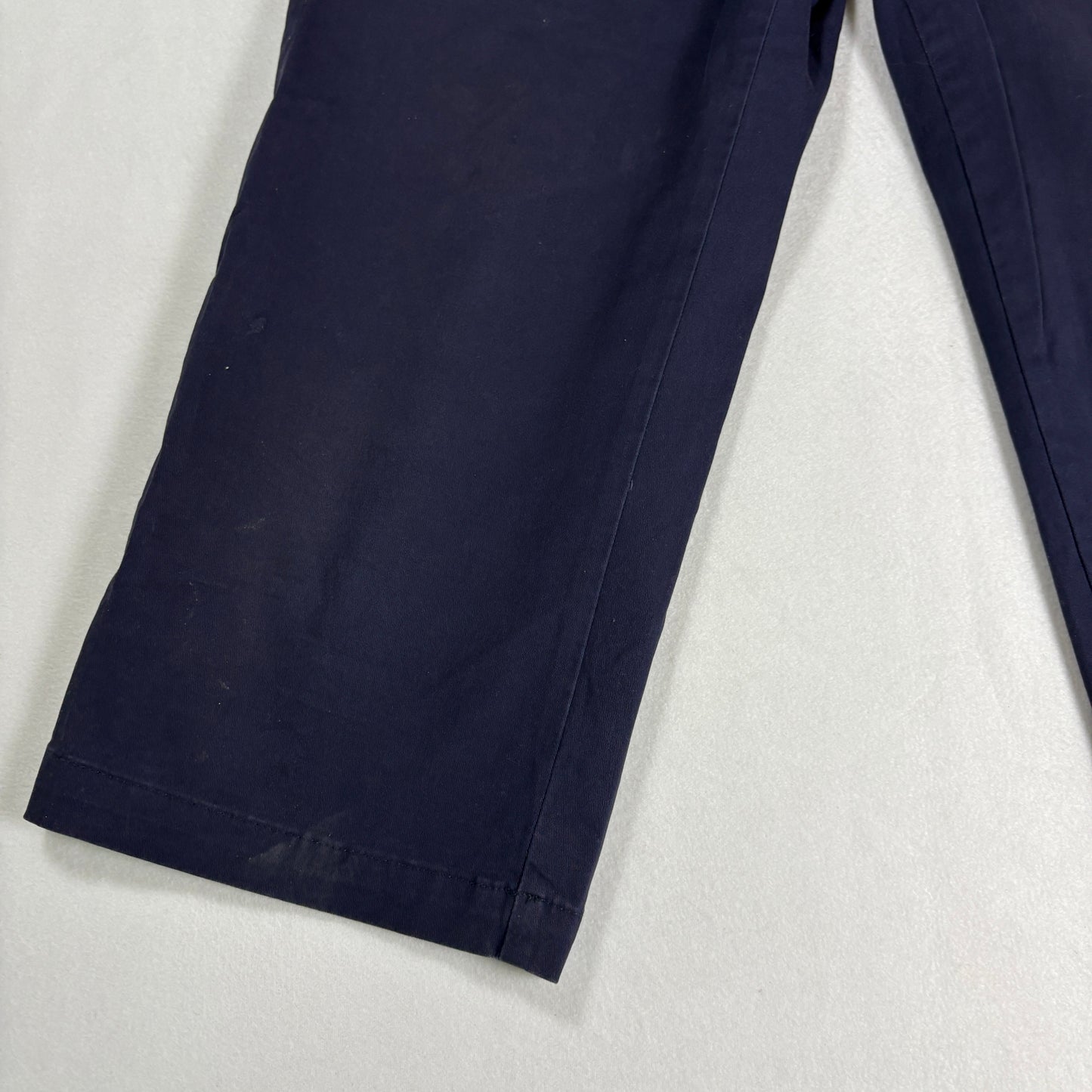 Croft & Barrow Womens Chino Pants 10 Classic Fit Stretch Navy Blue Casual