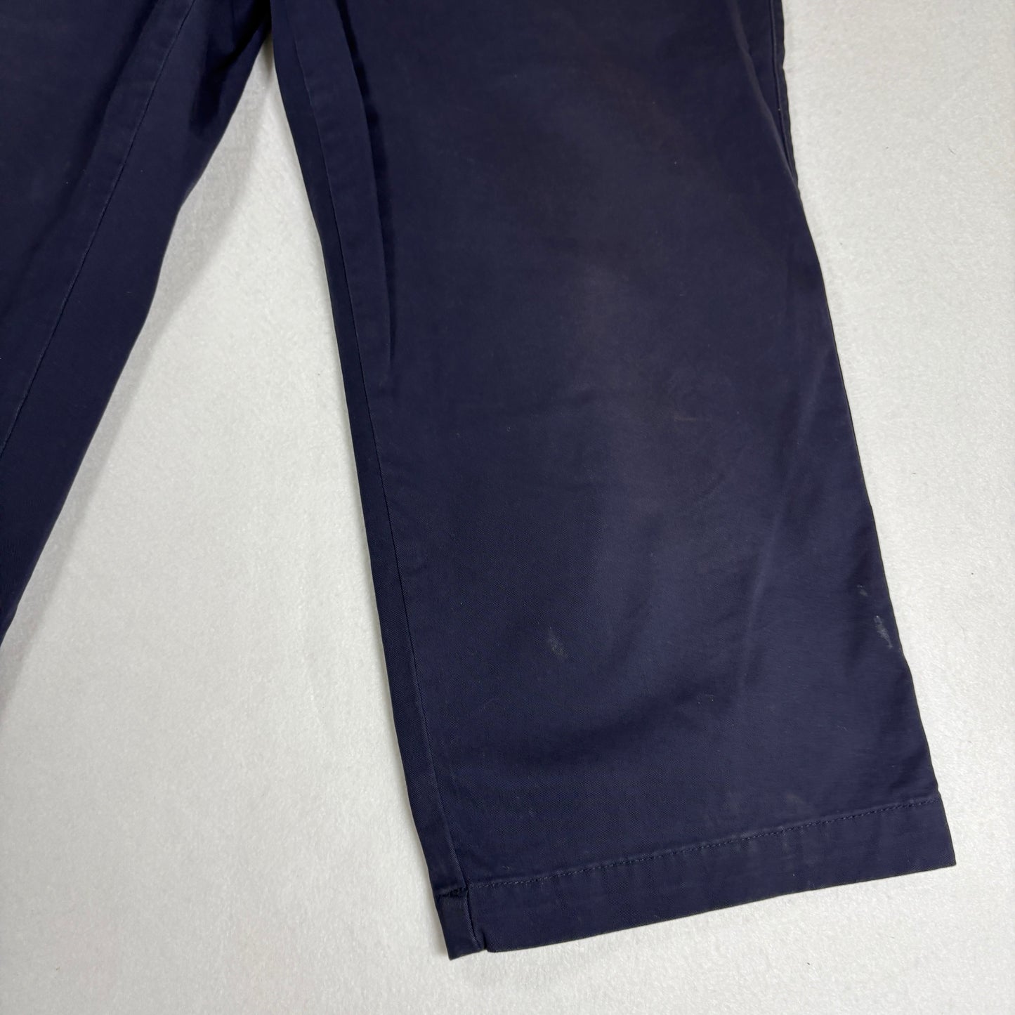 Croft & Barrow Womens Chino Pants 10 Classic Fit Stretch Navy Blue Casual