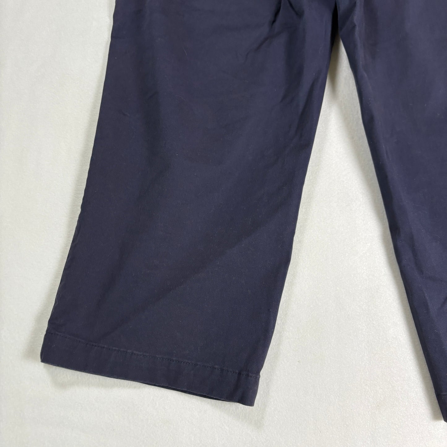 Croft & Barrow Womens Chino Pants 10 Classic Fit Stretch Navy Blue Casual