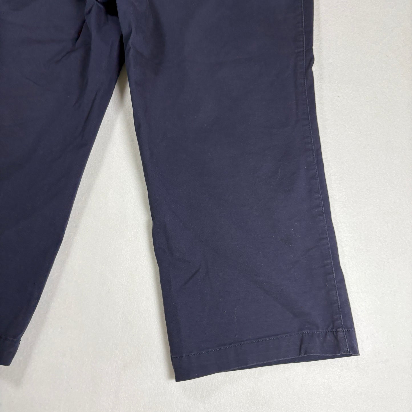 Croft & Barrow Womens Chino Pants 10 Classic Fit Stretch Navy Blue Casual