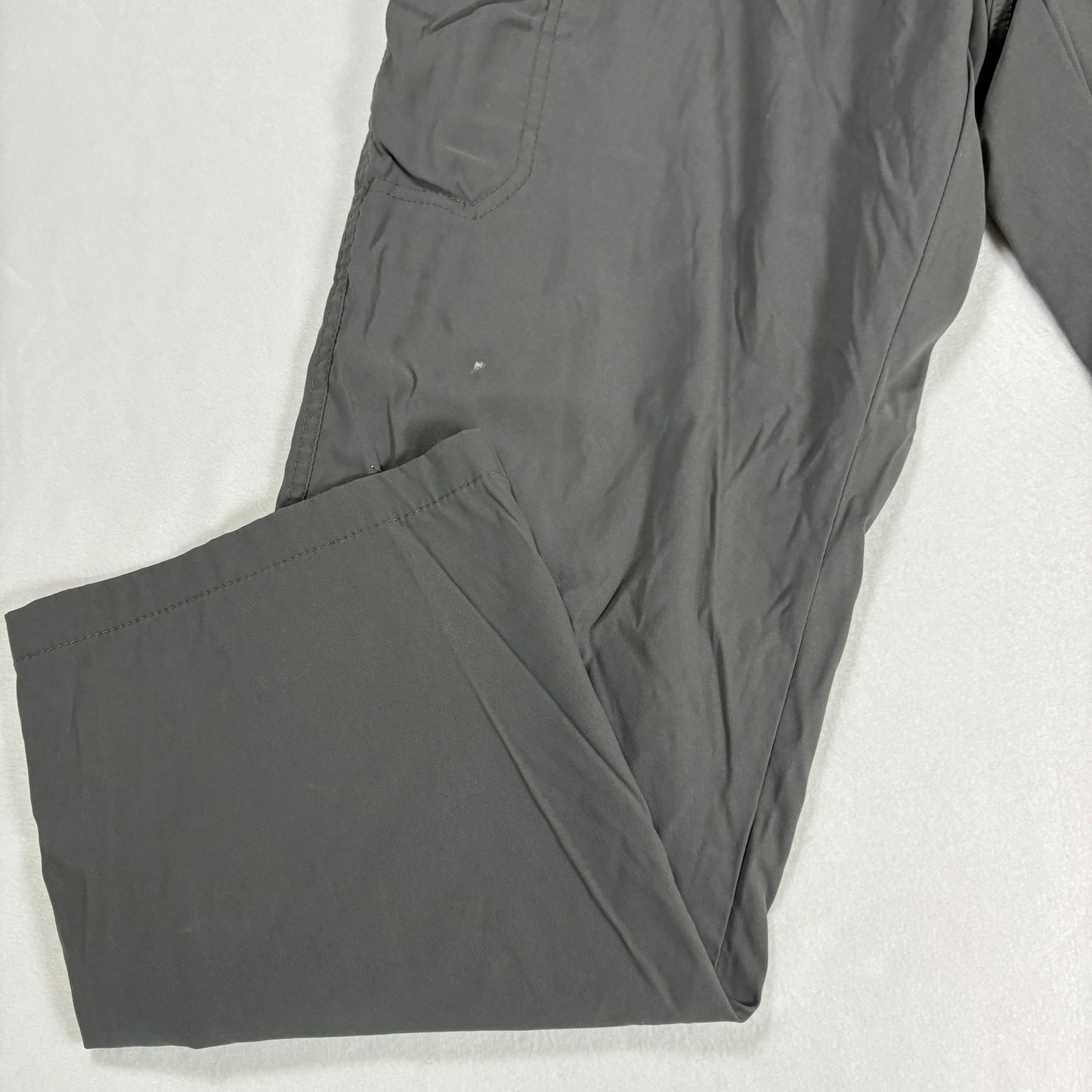 LB Tech Mens Pants 36x30 Classic Fit Gray Casual Chino Lightweight