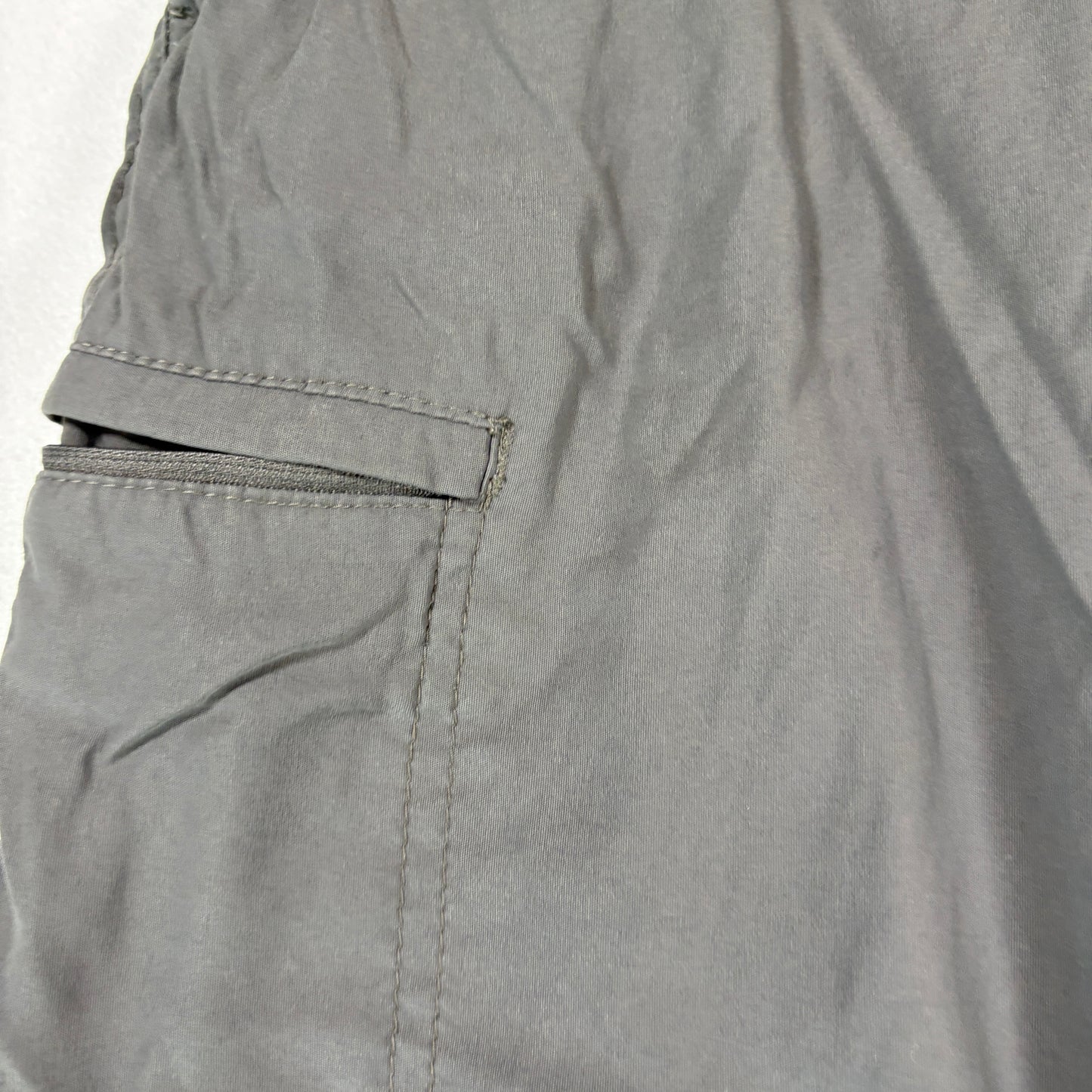 LB Tech Mens Pants 36x30 Classic Fit Gray Casual Chino Lightweight