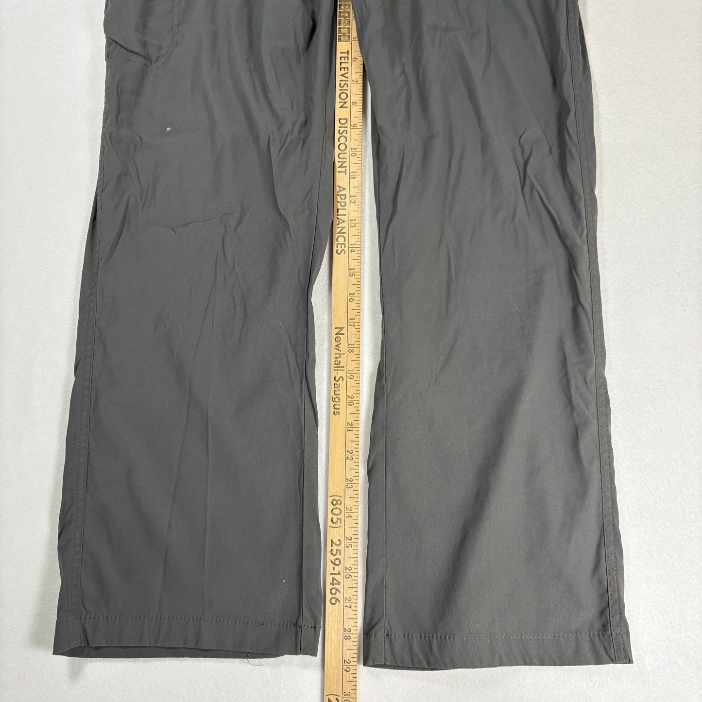 LB Tech Mens Pants 36x30 Classic Fit Gray Casual Chino Lightweight