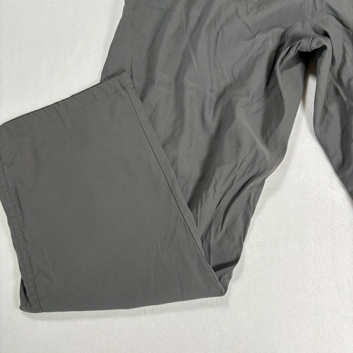 LB Tech Mens Pants 36x30 Classic Fit Gray Casual Chino Lightweight