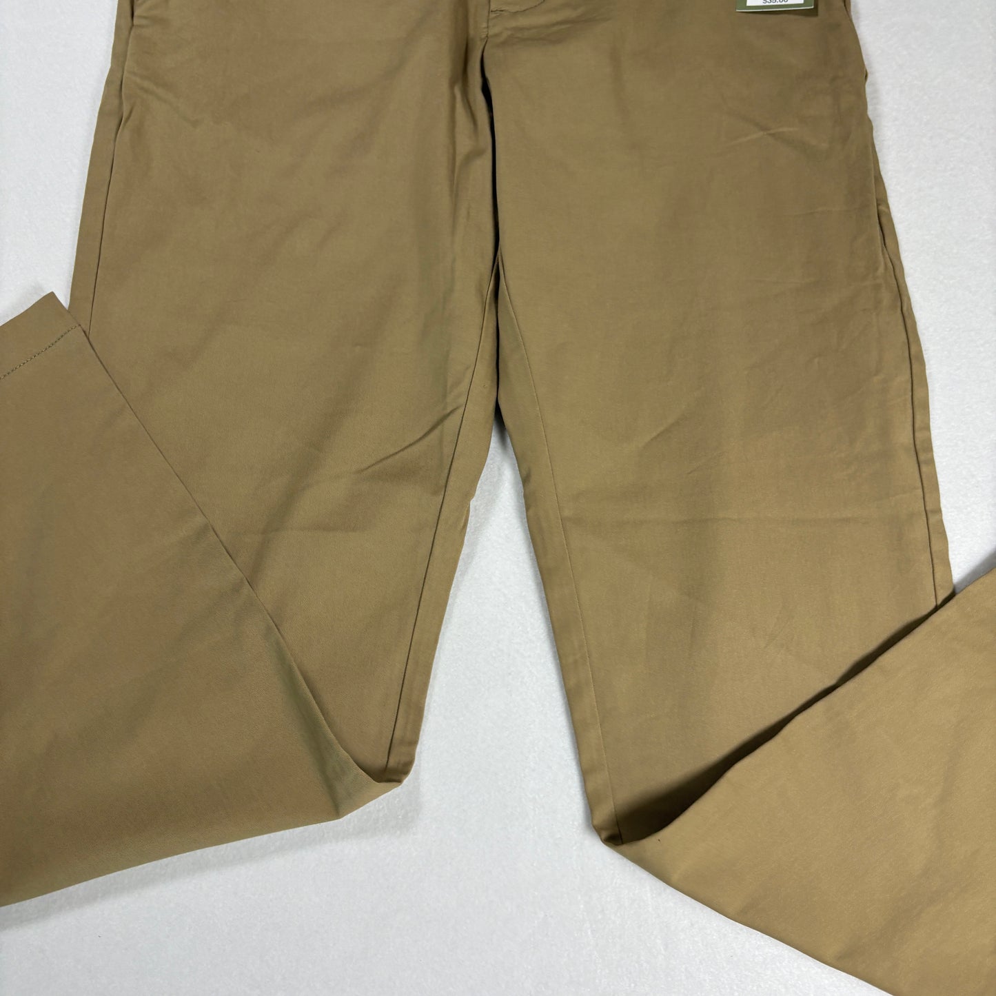 NWT Goodfellow & Co Mens Chino Pants 28x30 Slim Tech Khaki Stretch Wrinkle Resist