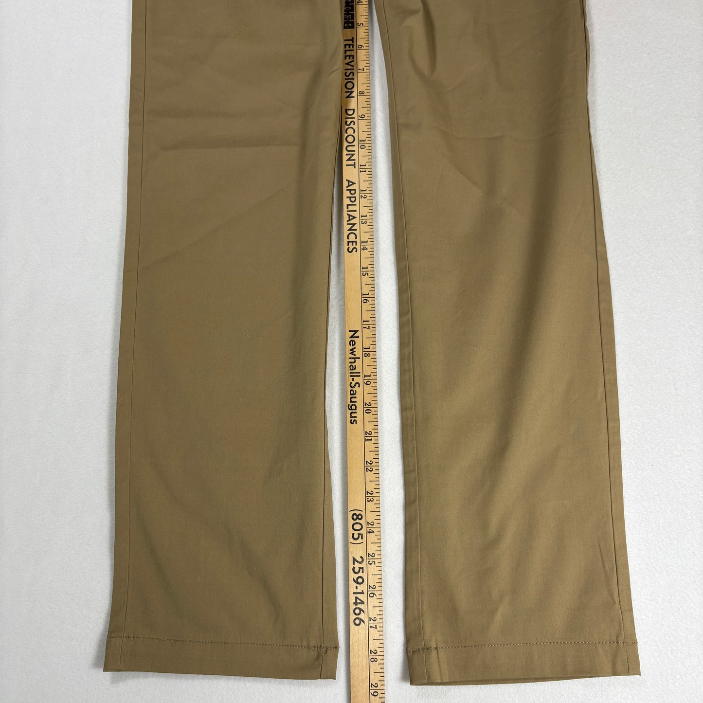 NWT Goodfellow & Co Mens Chino Pants 28x30 Slim Tech Khaki Stretch Wrinkle Resist