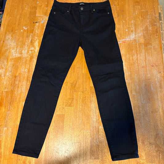 Black Skinny Stretch Jeans Minimalist Slim Fit Buffalo 8/29 Fits Like 31X28