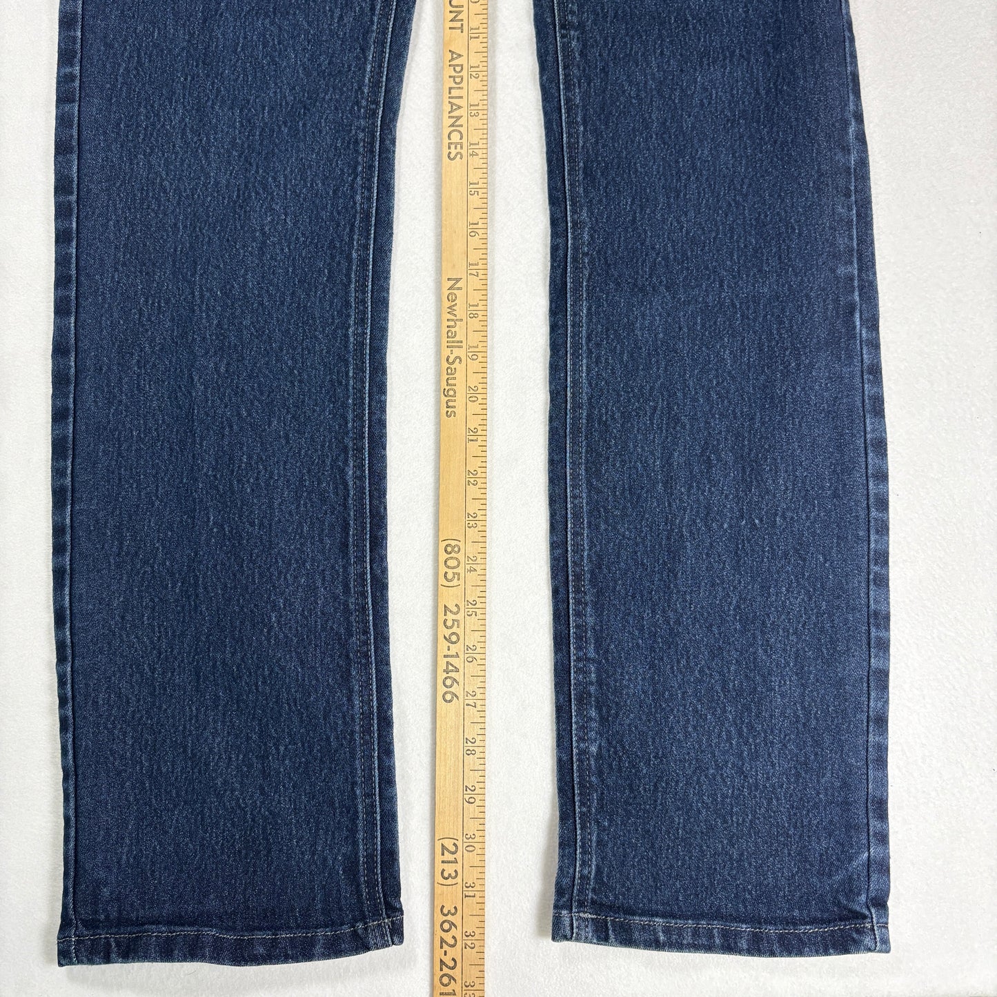 Apparel Collection Mens Jeans 34 Dark Wash Straight Classic Denim Vintage