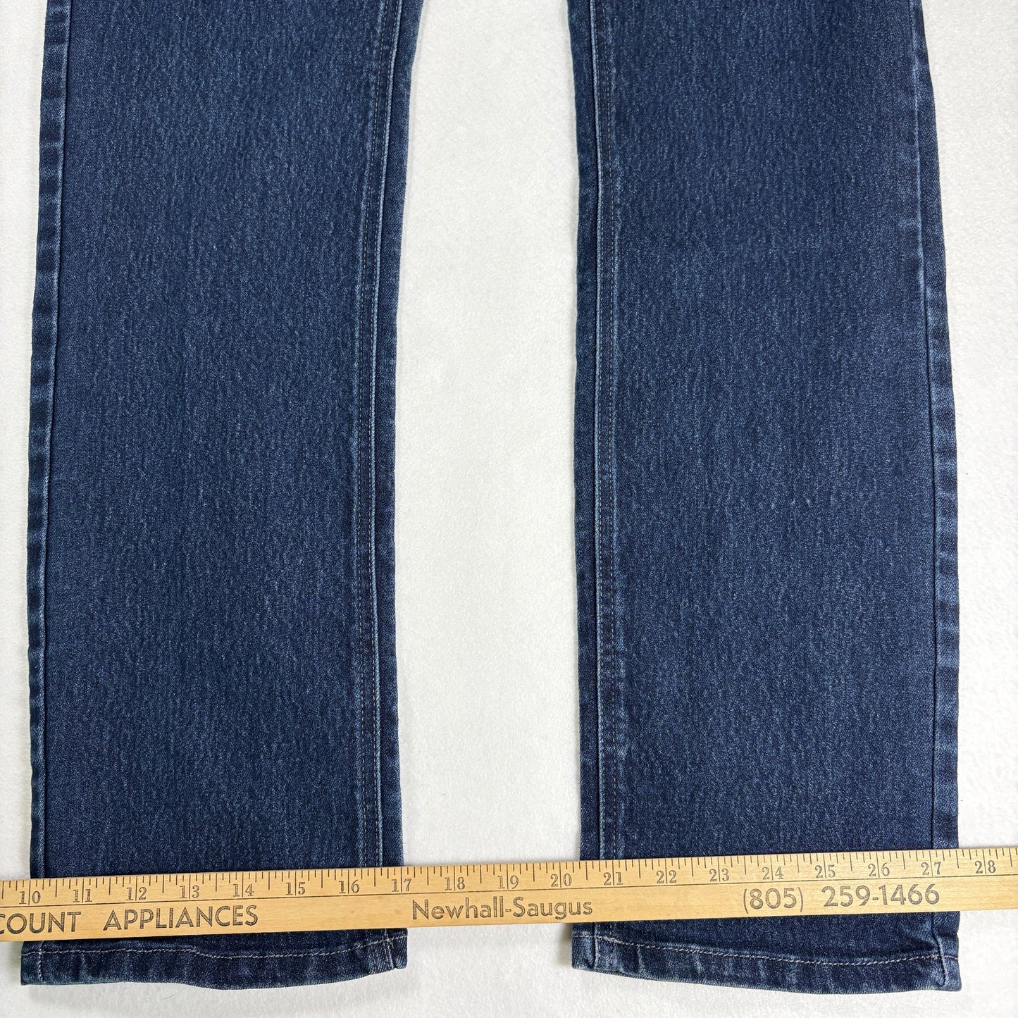 Apparel Collection Mens Jeans 34 Dark Wash Straight Classic Denim Vintage