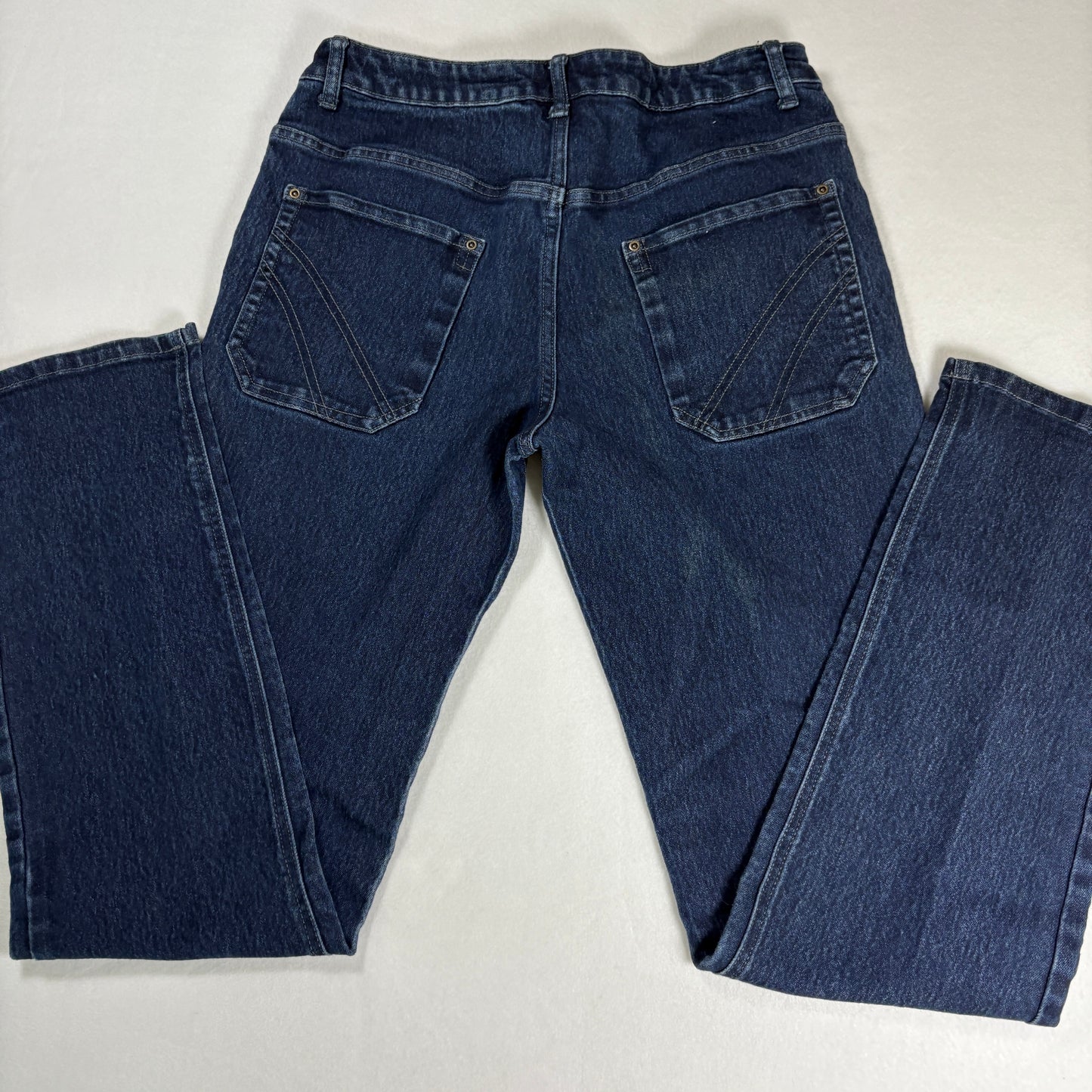 Apparel Collection Mens Jeans 34 Dark Wash Straight Classic Denim Vintage