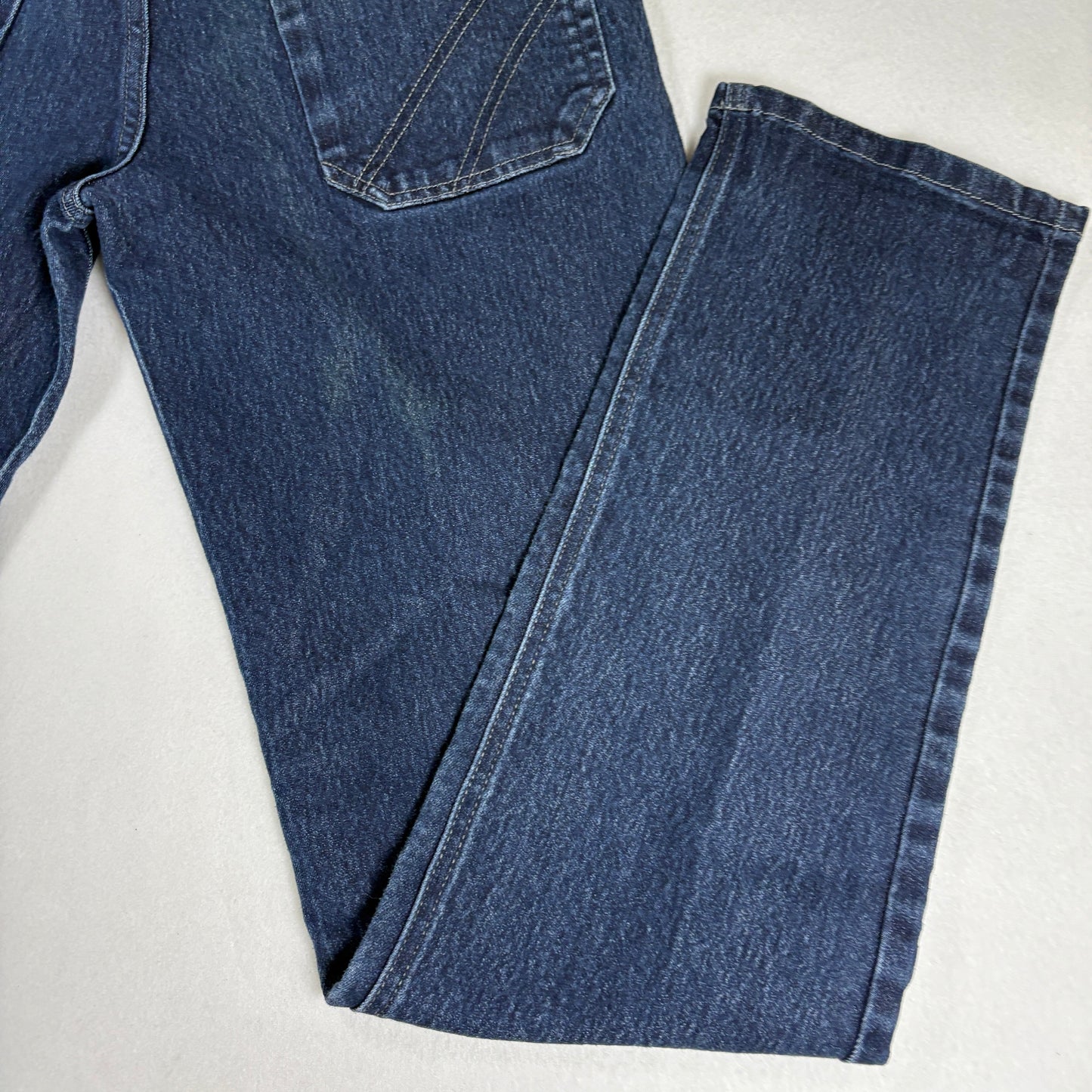 Apparel Collection Mens Jeans 34 Dark Wash Straight Classic Denim Vintage