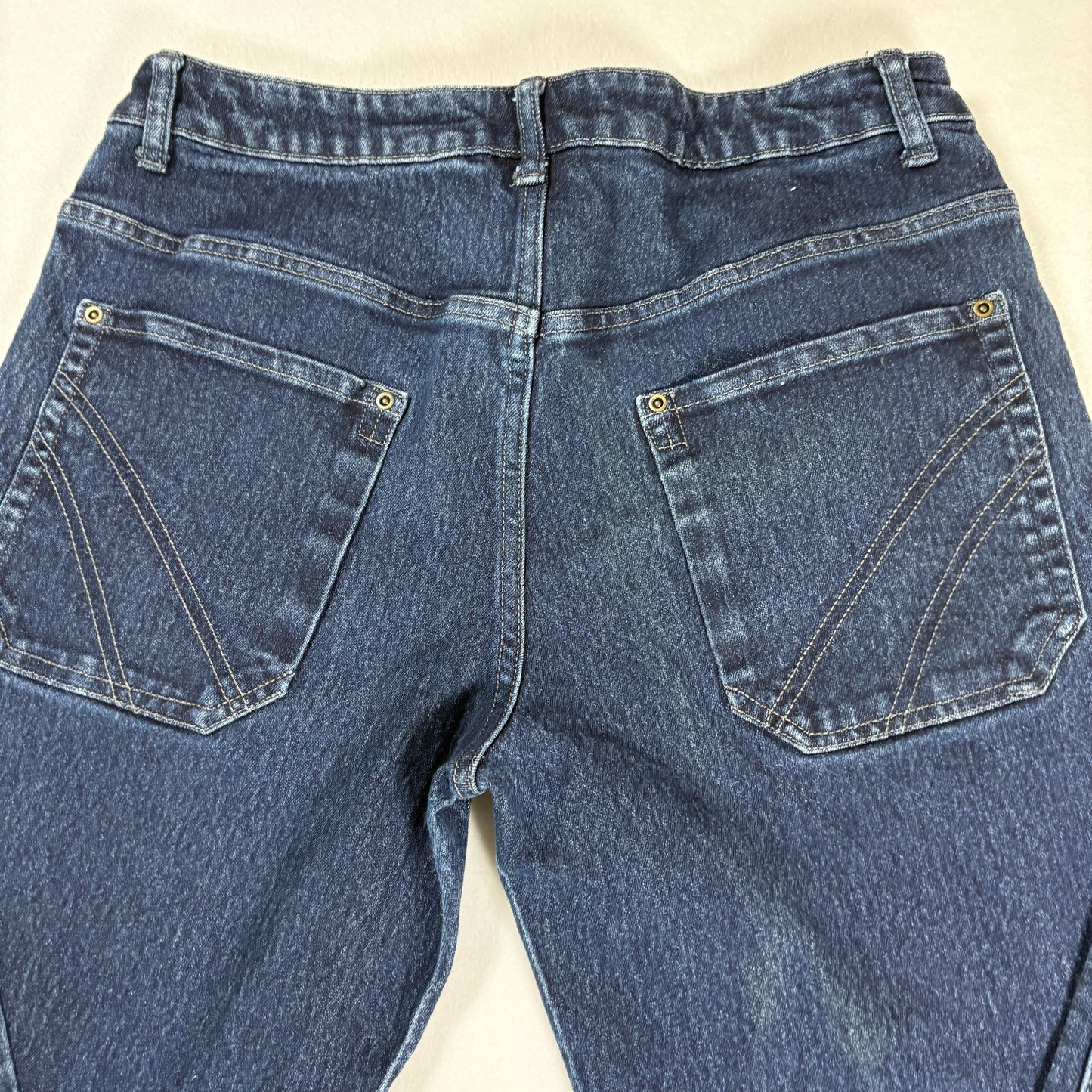 Apparel Collection Mens Jeans 34 Dark Wash Straight Classic Denim Vintage