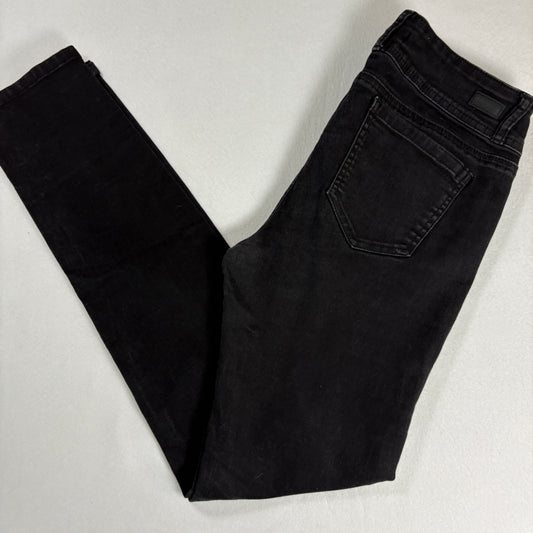 Wax Jean Womens Jeans 9 Black High Rise Skinny Stretch Denim Y2K Grunge