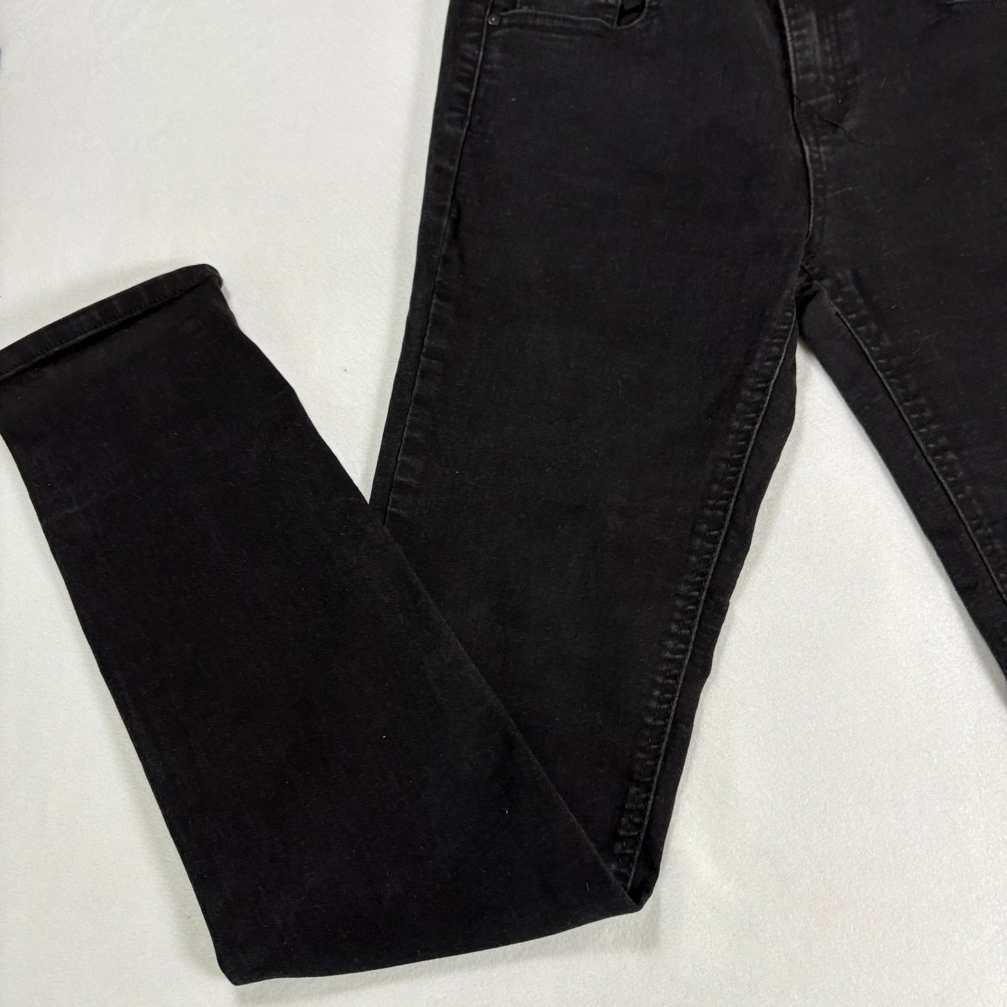 Wax Jean Womens Jeans 9 Black High Rise Skinny Stretch Denim Y2K Grunge