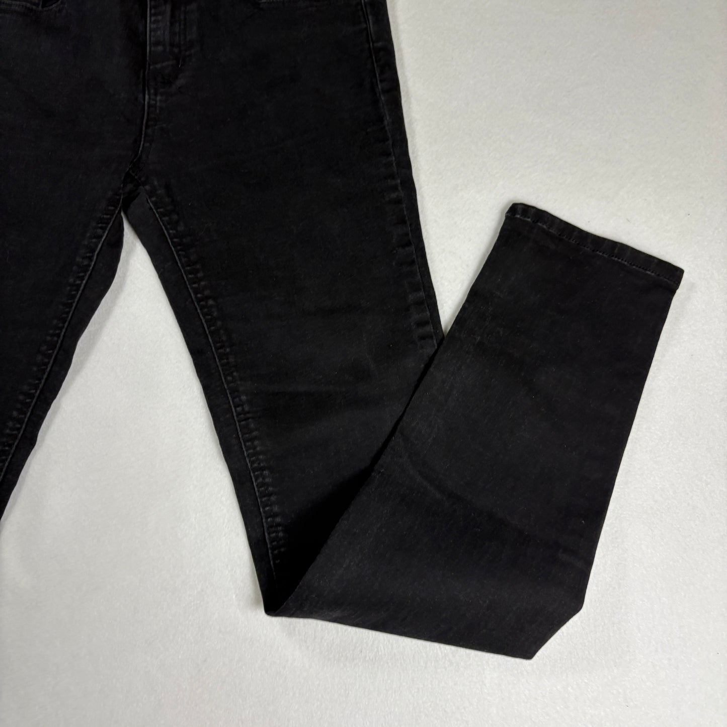 Wax Jean Womens Jeans 9 Black High Rise Skinny Stretch Denim Y2K Grunge