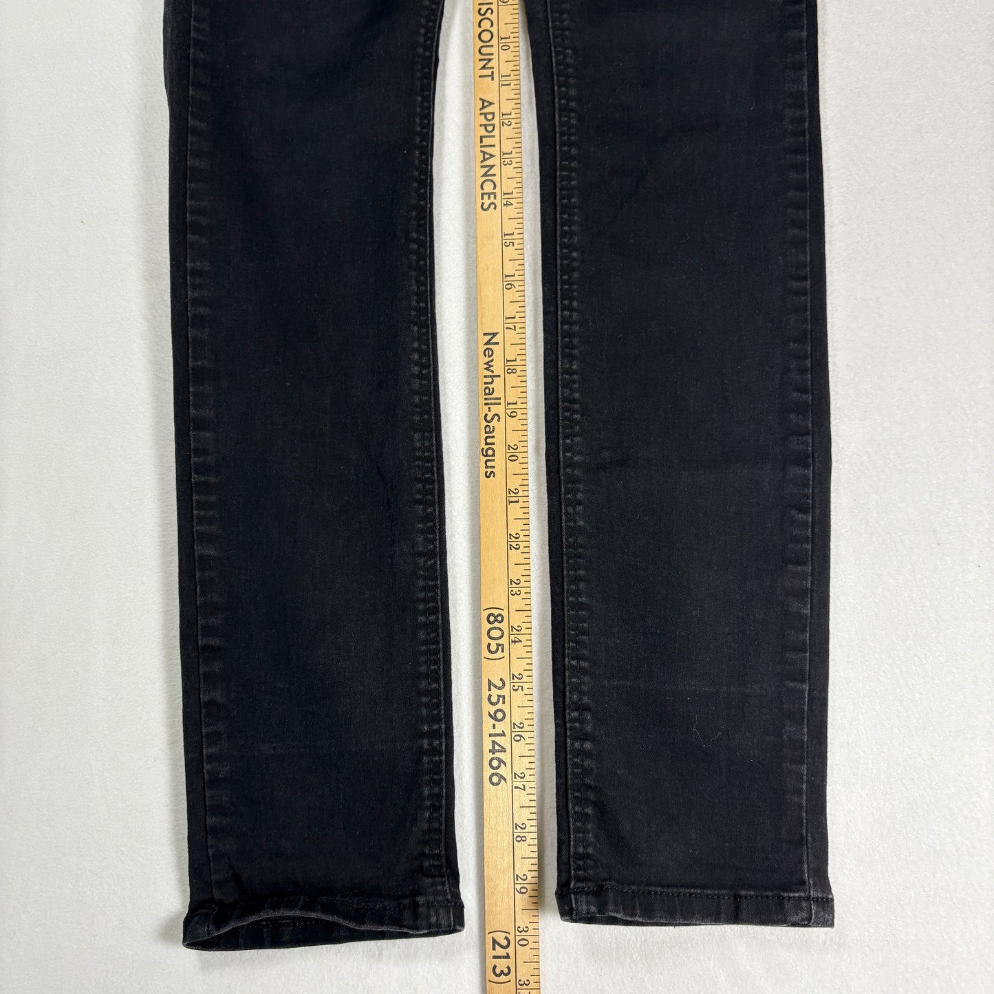 Wax Jean Womens Jeans 9 Black High Rise Skinny Stretch Denim Y2K Grunge