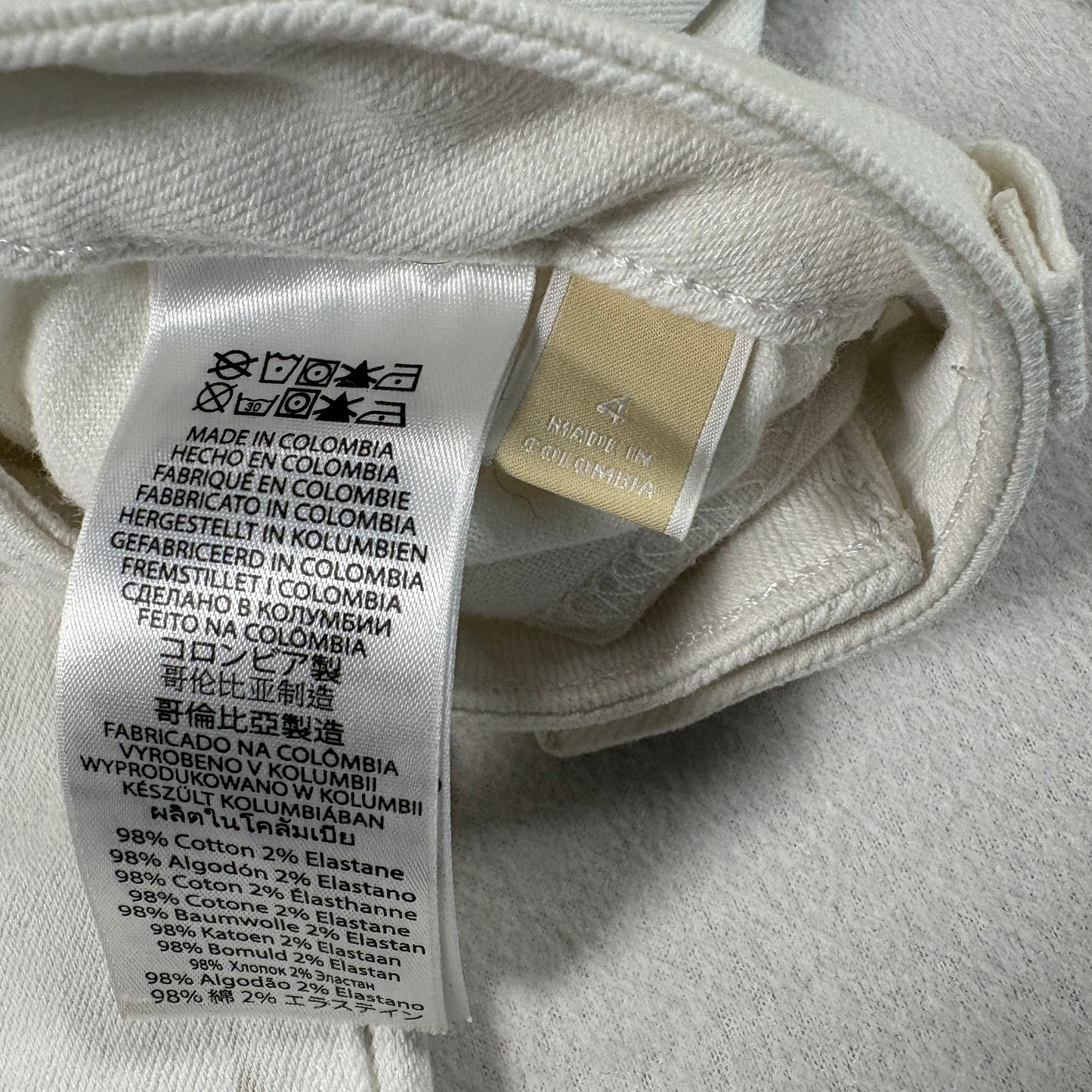 Michael Kors Womens White Skinny Jeans Size 4 Stretch Denim Designer Classic