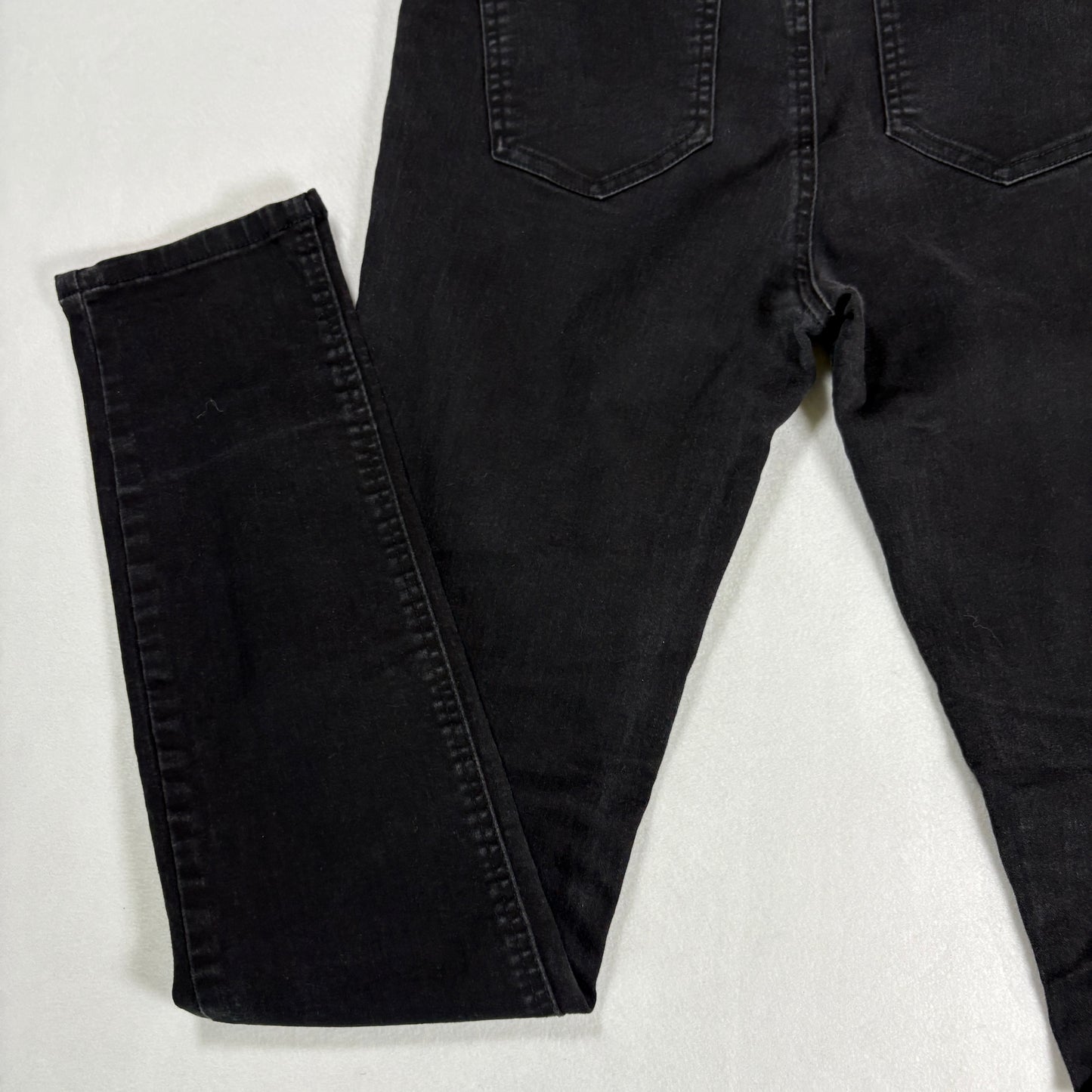 Wax Jean Womens Jeans 9 Black High Rise Skinny Stretch Denim Y2K Grunge