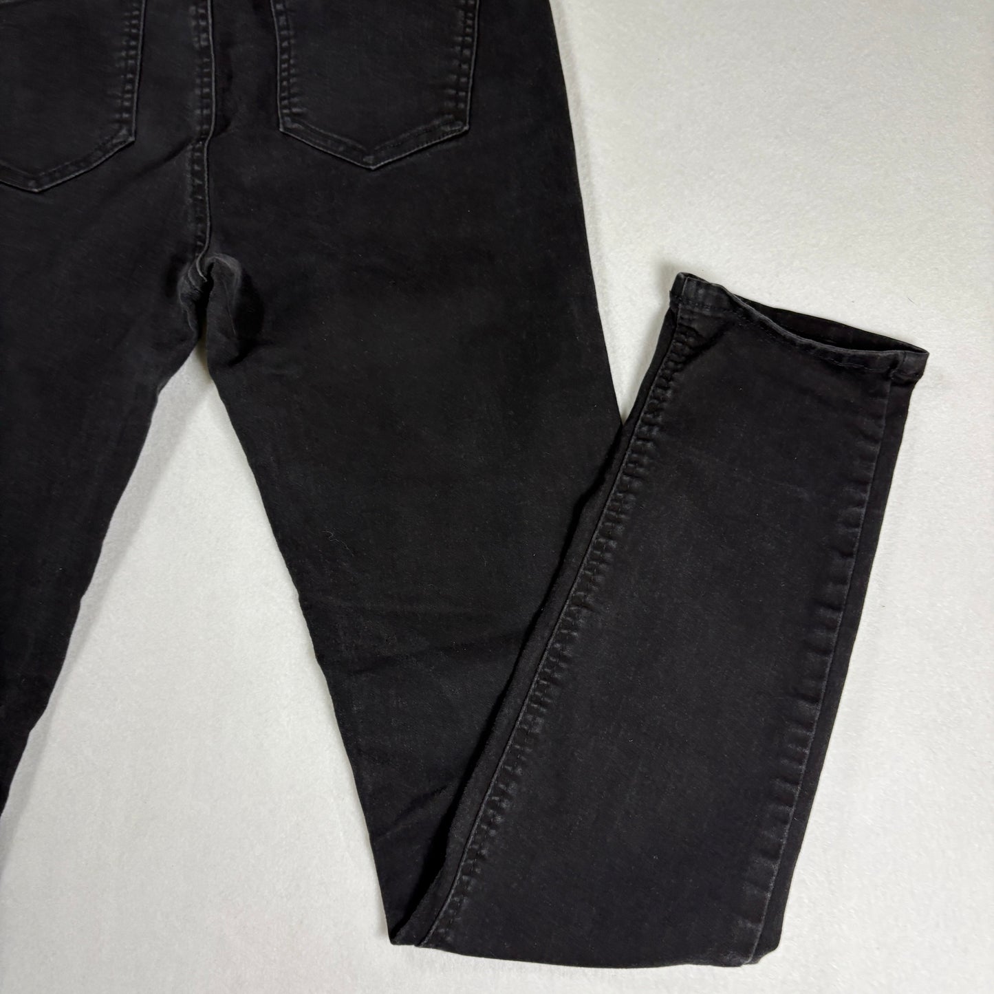 Wax Jean Womens Jeans 9 Black High Rise Skinny Stretch Denim Y2K Grunge