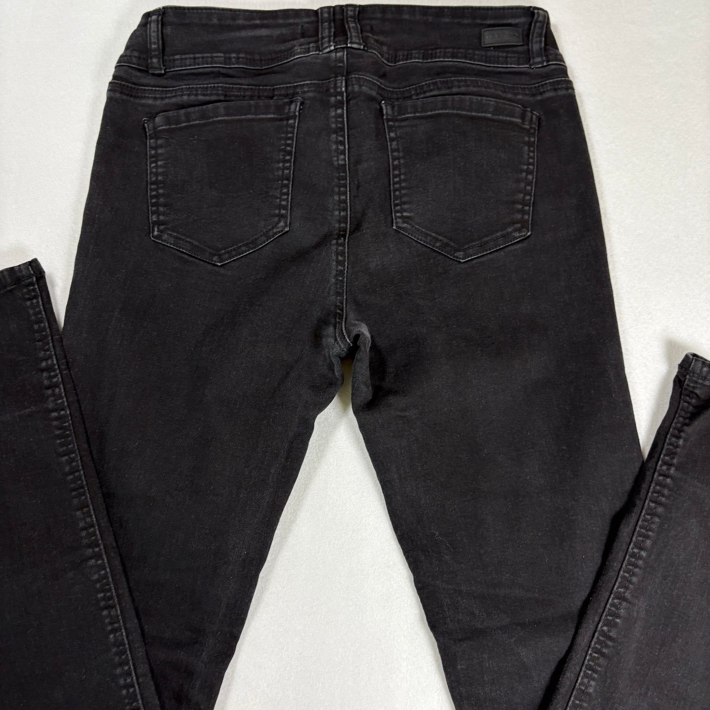 Wax Jean Womens Jeans 9 Black High Rise Skinny Stretch Denim Y2K Grunge