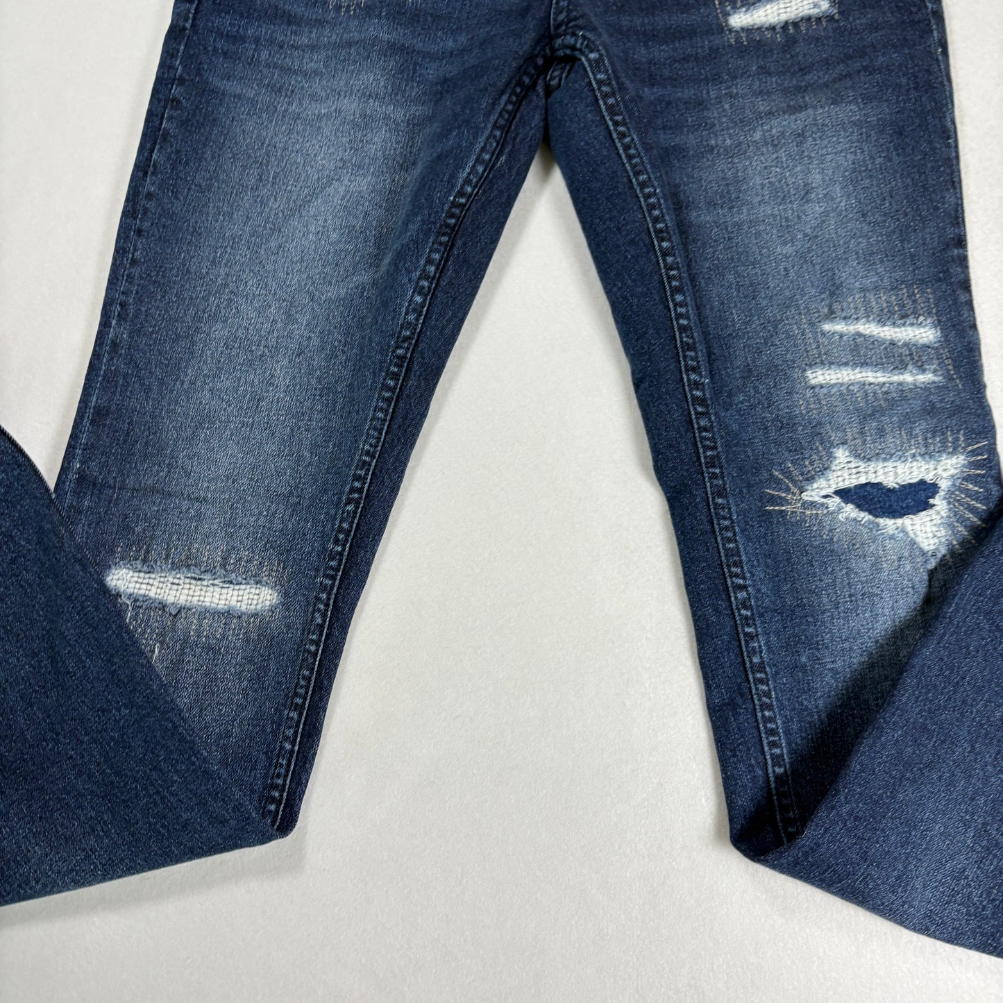 RSQ Mens Jeans 30x32 Skinny Fit Dark Wash Stretch Denim Y2K Vintage