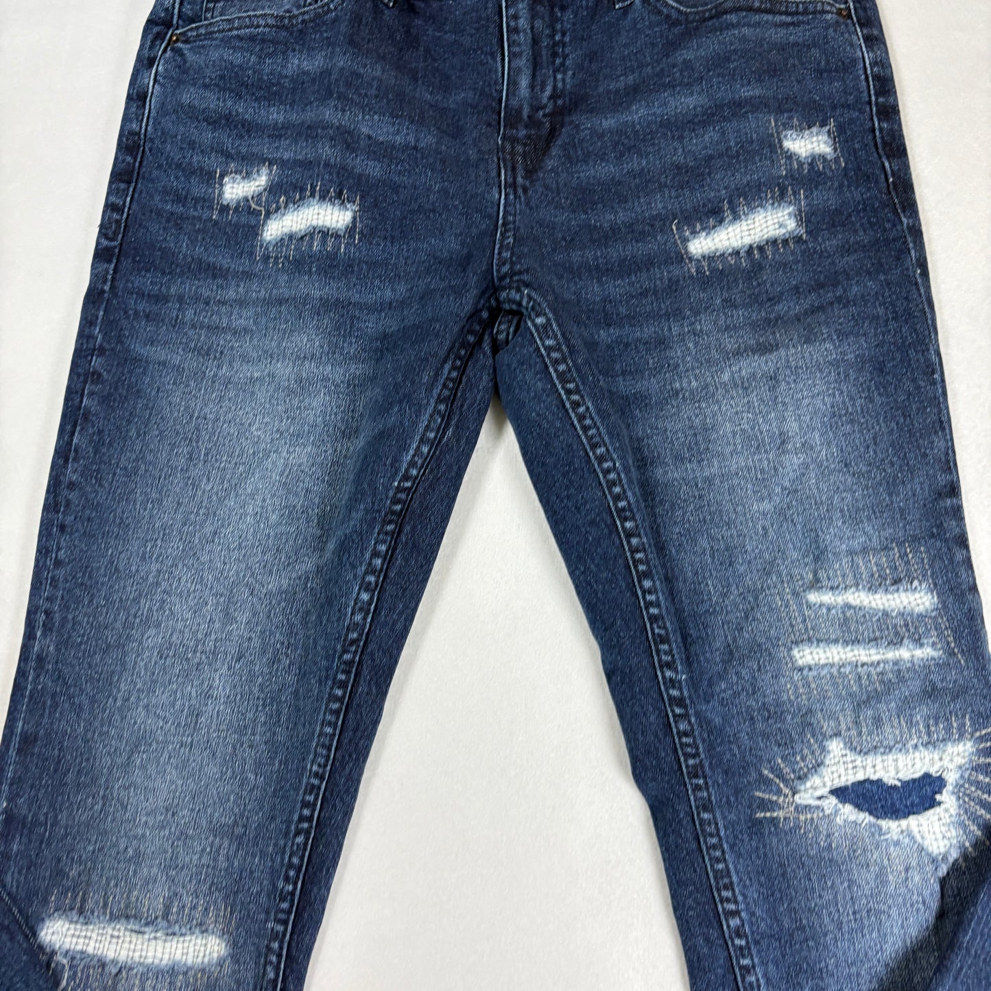 RSQ Mens Jeans 30x32 Skinny Fit Dark Wash Stretch Denim Y2K Vintage