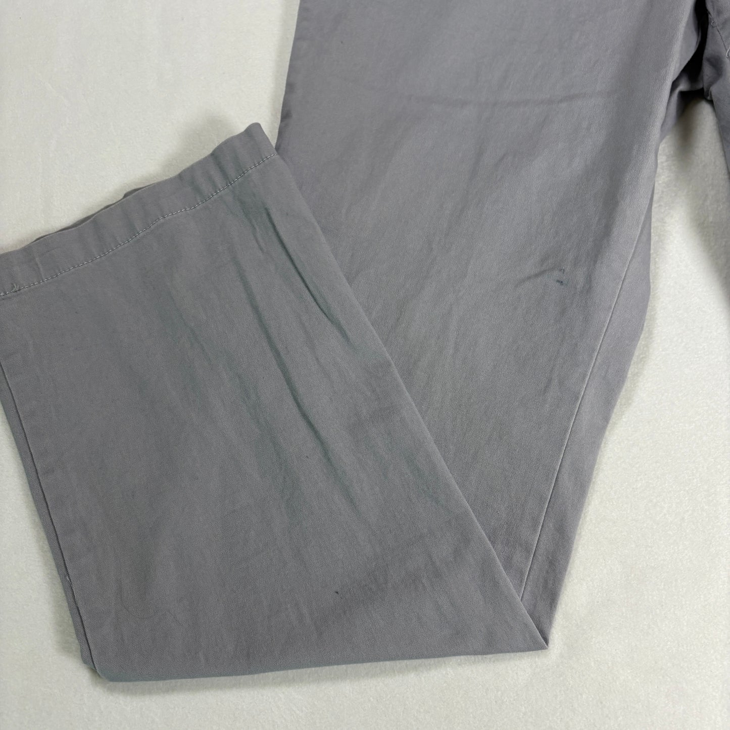 Gloria Vanderbilt Womens Pants 14 Gray Classic Fit Stretch Chino Casual