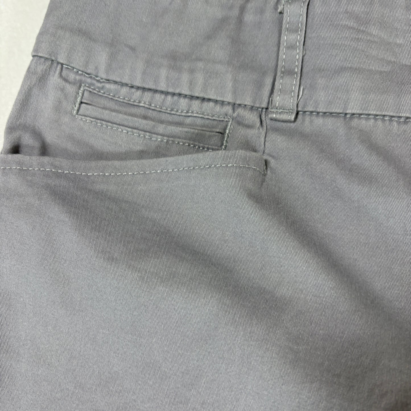 Gloria Vanderbilt Womens Pants 14 Gray Classic Fit Stretch Chino Casual