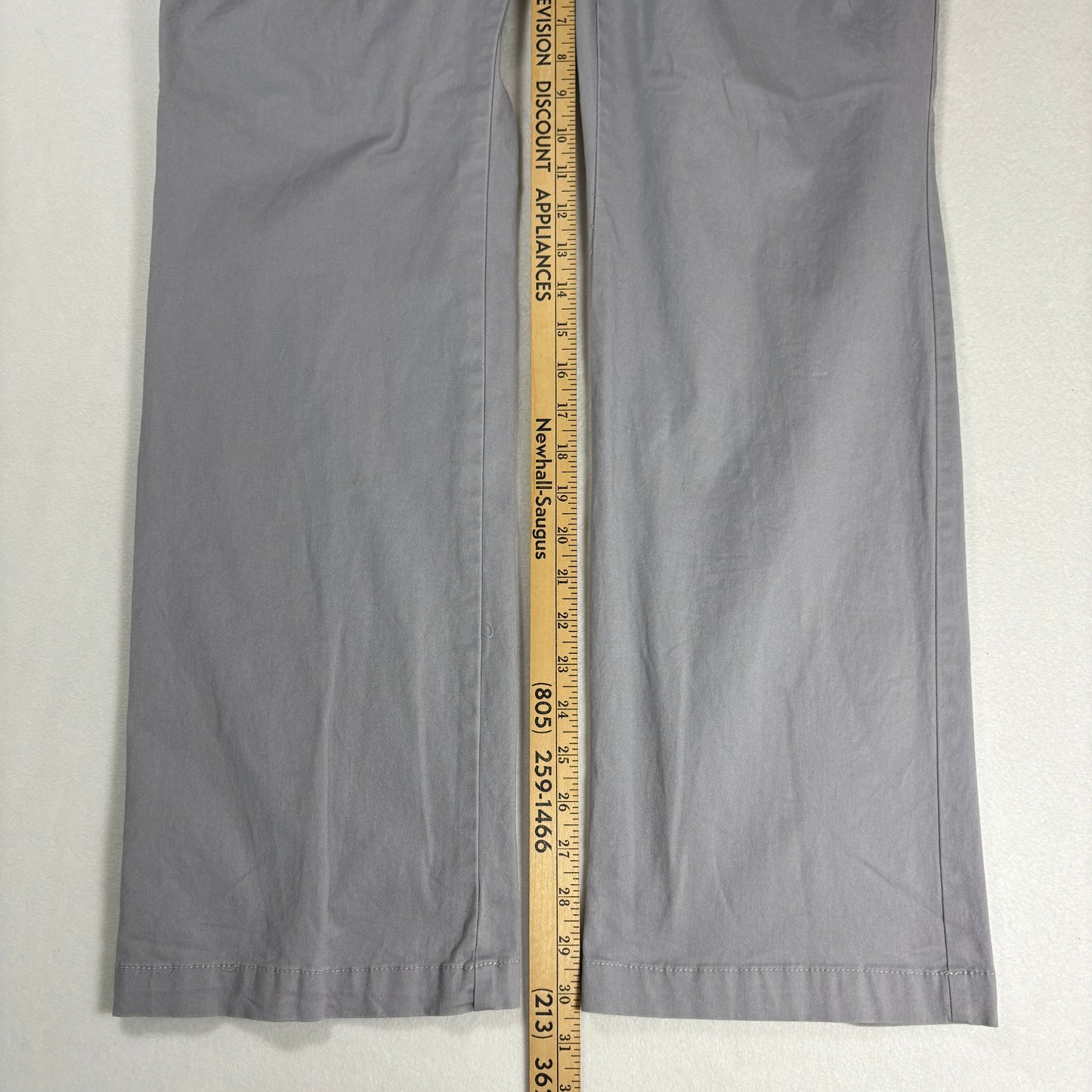 Gloria Vanderbilt Womens Pants 14 Gray Classic Fit Stretch Chino Casual